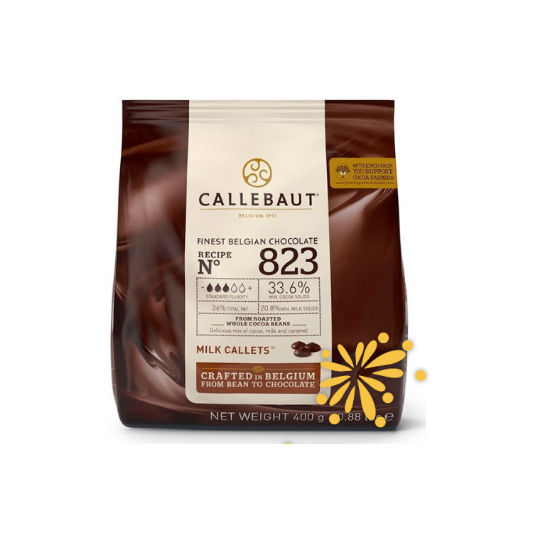 CALLEBAUT LECHE 33.6% 400GR (823) CALLEBAUT LECHE 33.6% 400GR (823)