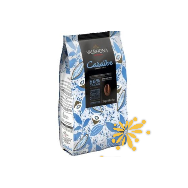 VALRHONA CARAIBE 66% CACAO 3KG VALRHONA CARAIBE 66% CACAO 3KG